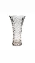 Vaso de Vidro Royal Decorativo Transparente Luxo 23x13cm