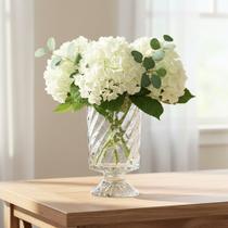 Vaso De Vidro Seleto 18cm Ideal Para Flores E Decoração