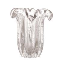 Vaso de Vidro Sodo-calcico Flat Italy 18x21cm Vaso de Vidro Sodo-calcico Flat Italy 18x21cm