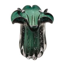 VASO DE VIDRO SODO-CALCICO FLAT ITALY VERDE ESMERALDA 18x21cm VASO DE VIDRO SODO-CALCICO FLAT ITALY VERDE ESMERALDA 18x21cm