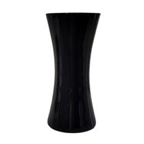 Vaso de Vidro Sofisticado Julieta Decorativo Luxo Médio Preto 06-80259 Vaso de Vidro Sofisticado Julieta Decorativo Luxo Médio Preto 06-80259
