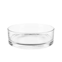 Vaso de vidro terrario transparente 8x25x25cm grillo