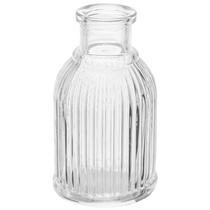 Vaso de vidro texturizado canelado Lines Lyor 5,5x5,5x9,5