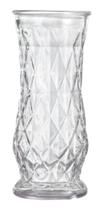 Vaso De Vidro Trabalhado Solitário Flores Arranjos - Wheaton