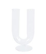 VASO DE VIDRO TRANSPARENTE 18,5x11 CM GRILLO