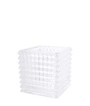 VASO DE VIDRO TRANSPARENTE 9x9 CM GRILLO VASO DE VIDRO TRANSPARENTE 9x9 CM GRILLO