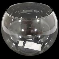Vaso de vidro transparente aquário 12x13cm médio - mistral vidros Vaso de vidro transparente aquário 12x13cm médio - mistral vidros