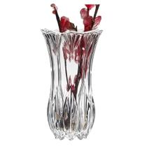 Vaso de Vidro Transparente Tulipa para Flores Arranjos Plantas 10x19cm Wolff