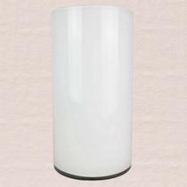 Vaso de Vidro Tubo 10x20 07-30019 - Cor Branco Vaso de Vidro Tubo 10x20 07-30019 - Cor Branco