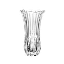 Vaso de vidro tulipa decorativo 12,5cmx12,5cmx22,5cm wolff