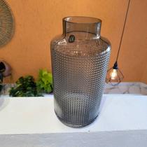 Vaso de vidro verde militar