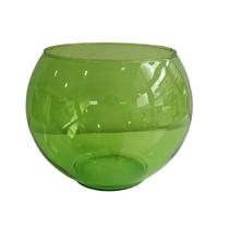 Vaso de vidro verde nádia