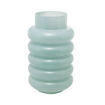 Vaso de Vidro Wolff Gomos Menta 15cmx15cmx25cm 29519 Vaso de Vidro Wolff Gomos Menta 15cmx15cmx25cm 29519
