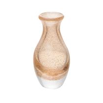 Vaso de Vidro Wolff Italy Dourado 10x20cm 61727 Vaso de Vidro Wolff Italy Dourado 10x20cm 61727