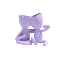 Vaso Decor Robert Casal Selfie Plantas Suculentas Lilás