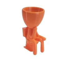 Vaso Decor Robert Plant Banheiro Suculentas Laranja