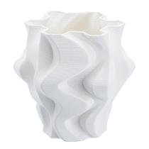 Vaso Decora Sala Rústico Plantas Off-White Cerâmica Rafimex