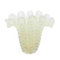 Vaso Decoração Em Murano Rideau Quartzo Pérola - Labone Vaso Decoração Em Murano Rideau Quartzo Pérola - Labone