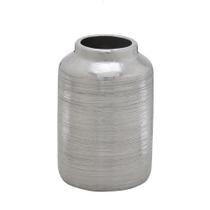 Vaso Decoração Prateado Rustico Sala Mesa Luxo Casa Vaso Decoração Prateado Rustico Sala Mesa Luxo Casa