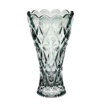 Vaso decorativo 25 cm de cristal verde Angel Wolff - 28079
