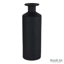 Vaso Decorativo Alto em Cerâmica Preto Vaso Decorativo Alto em Cerâmica Preto