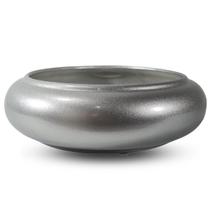 Vaso Decorativo Baixo 25x8cm - Enfeite Para Arranjo Centro De Mesa Rack Sala Bonsai Orquídea