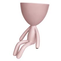 Vaso Decorativo BOB em poliresina - 18x9,5x11 cm