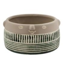 Vaso decorativo Cachepot de Dolomita faces 15,5 cm - Coliseu - 7899768046121