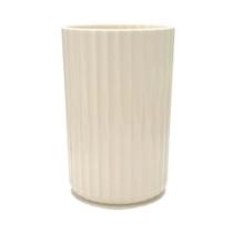 Vaso Decorativo Canelado Bege Un - Tasil Vaso Decorativo Canelado Bege Un - Tasil