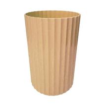 Vaso Decorativo Canelado Noz Moscada Un - Tasil Vaso Decorativo Canelado Noz Moscada Un - Tasil