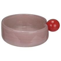 VASO DECORATIVO CENTRO MESA ENFEITE CASA HOME&CO VIDRO 6x18x18cm LILÁS
