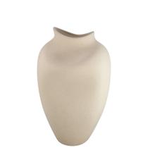 Vaso decorativo ceramica atomo ii bege rustico 34cm