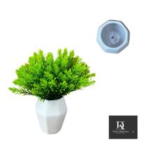 Vaso Decorativo Cerâmica Branco Arranjo de Flor Decoração 12 Cm Vaso Decorativo Cerâmica Branco Arranjo de Flor Decoração 12 Cm