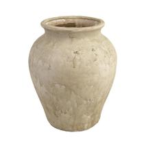 Vaso Decorativo Cerâmica Creme 22,7cm - ACASA