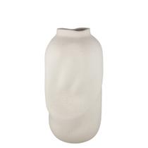 Vaso decorativo ceramica off white voluta ii 32cm