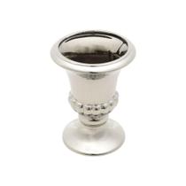 Vaso Decorativo Cerâmica Prateado 12X16cm - Royal Vaso Decorativo Cerâmica Prateado 12X16cm - Royal