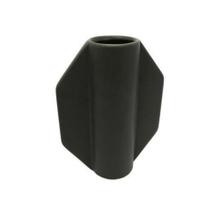Vaso Decorativo Ceramica Preta Design Abstrato Luxo Vaso Decorativo Ceramica Preta Design Abstrato Luxo