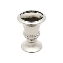 Vaso Decorativo Cerâmica Royal 60422 15x20cm Prateado Vaso Decorativo Cerâmica Royal 60422 15x20cm Prateado