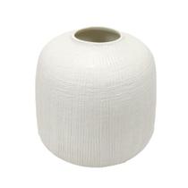 Vaso Decorativo Ceramica Texturizada Redonda Boca Pequena Vaso Decorativo Ceramica Texturizada Redonda Boca Pequena