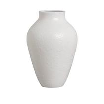 Vaso decorativo ceramica texturizado off white 20cm florarte Vaso decorativo ceramica texturizado off white 20cm florarte