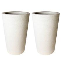 Vaso decorativo coluna redonda varanda e jardim 28 x 23