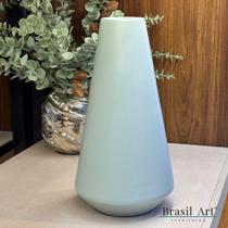 Vaso Decorativo Cone em Cerâmica Verde Menta Vaso Decorativo Cone em Cerâmica Verde Menta