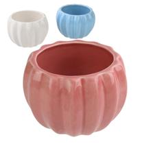 Vaso Decorativo de Cerâmica 9cm Canelado Color - Tudo em Caixa Vaso Decorativo de Cerâmica 9cm Canelado Color - Tudo em Caixa