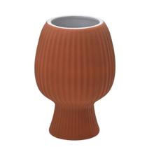 Vaso Decorativo de Cerâmica Breno 15cm coral Espressione