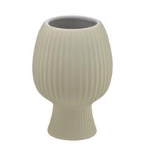 Vaso Decorativo de Cerâmica Breno 15cm off white Espressione