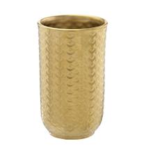 Vaso Decorativo de Cerâmica Niara 14cm Dourado Espressione