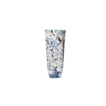 Vaso Decorativo de Cerâmica Pilão Azul Vulcânico 110cm