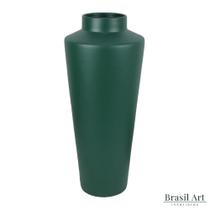 Vaso Decorativo de Chão em Cerâmica Verde Musgo