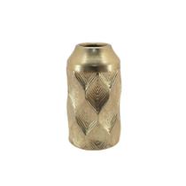 Vaso Decorativo de Chão Rústico Metal Dourado 35cm CR0172 BTC