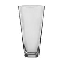 Vaso Decorativo De Cristal Ecológico Cônico 250 Mm Bohemia